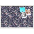 thumbnail image 1 of PinPix 30x20 Custom Cork Bulletin Board Vintage Japanese Floral Navy Poster Board Has a Fabric Style Canvas Finish, Framed in Vintage Japanese Floral Navy, by ArtToFrames (PinPix-1542), 1 of 5