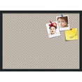 thumbnail image 1 of PinPix 30x22 Custom Cork Bulletin Board Brown Polka Dot Poster Board Has a Fabric Style Canvas Finish, Framed in Brown Polka Dot, by ArtToFrames (PinPix-501), 1 of 6