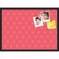 thumbnail image 1 of PinPix 30x22 Custom Cork Bulletin Board Floral Pink Poster Board Has a Fabric Style Canvas Finish, Framed in Floral Pink, by ArtToFrames (PinPix-549), 1 of 1