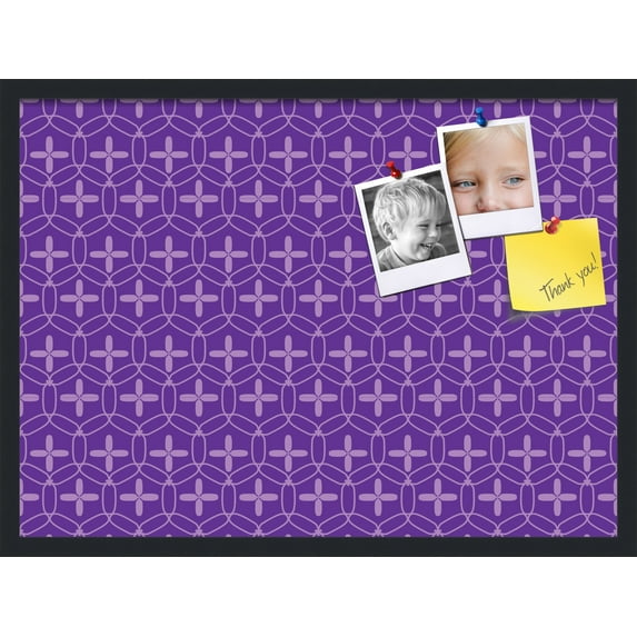 PinPix 30x22 Custom Cork Bulletin Board Poster Board Has a Fabric Style Canvas Finish, Framed in Other, by ArtToFrames (PinPix-598)