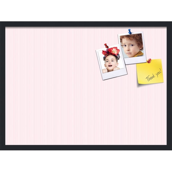 PinPix 30x22 Custom Cork Bulletin Board Poster Board Has a Fabric Style Canvas Finish, Framed in Other, by ArtToFrames (PinPix-610)