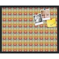 thumbnail image 1 of PinPix 30x24 Custom Cork Bulletin Board Kaliedescope Poster Board Has a Fabric Style Canvas Finish, Framed in Kaliedescope, by ArtToFrames (PinPix-564), 1 of 1