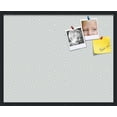 thumbnail image 1 of PinPix 30x24 Custom Cork Bulletin Board Maze White Aqua Poster Board Has a Fabric Style Canvas Finish, Framed in Maze White Aqua, by ArtToFrames (PinPix-1833), 1 of 5