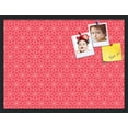 thumbnail image 1 of PinPix 32x24 Custom Cork Bulletin Board Floral Pink Poster Board Has a Fabric Style Canvas Finish, Framed in Floral Pink, by ArtToFrames (PinPix-549), 1 of 1