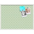 thumbnail image 1 of PinPix 32x24 Custom Cork Bulletin Board Green Diamond Poster Board Has a Fabric Style Canvas Finish, Framed in Green Diamond, by ArtToFrames (PinPix-586), 1 of 6