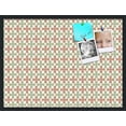 thumbnail image 1 of PinPix 32x24 Custom Cork Bulletin Board  Poster Board Has a Fabric Style Canvas Finish, Framed in Abstract Pattern, by ArtToFrames (PinPix-558), 1 of 5