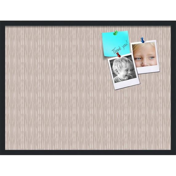 PinPix 32x24 Custom Cork Bulletin Board Poster Board Has a Fabric Style Canvas Finish, Framed in Other, by ArtToFrames (PinPix-604)