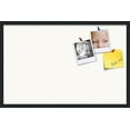 thumbnail image 1 of PinPix 34x22 Custom Cork Bulletin Board Lattice White Beige Poster Board Has a Fabric Style Canvas Finish, Framed in Lattice White Beige, by ArtToFrames (PinPix-1819), 1 of 1
