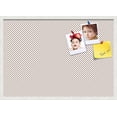 thumbnail image 1 of PinPix 34x24 Custom Cork Bulletin Board Light Brown Polka Dot Poster Board Has a Fabric Style Canvas Finish, Framed in Light Brown Polka Dot, by ArtToFrames (PinPix-502), 1 of 6