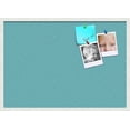 thumbnail image 1 of PinPix 34x24 Custom Cork Bulletin Board Maze Aqua Poster Board Has a Fabric Style Canvas Finish, Framed in Maze Aqua, by ArtToFrames (PinPix-1832), 1 of 1