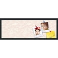 thumbnail image 1 of PinPix 36x12 Custom Cork Bulletin Board Peach White Poster Board Has a Fabric Style Canvas Finish, Framed in Peach White, by ArtToFrames (PinPix-1874), 1 of 5