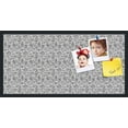 thumbnail image 1 of PinPix 36x18 Custom Cork Bulletin Board Floral Black Roses Poster Board Has a Fabric Style Canvas Finish, Framed in Floral Black Roses, by ArtToFrames (PinPix-165), 1 of 6