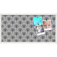 thumbnail image 1 of PinPix 36x18 Custom Cork Bulletin Board Grand Floral Motif Poster Board Has a Fabric Style Canvas Finish, Framed in Grand Floral Motif, by ArtToFrames (PinPix-181), 1 of 5