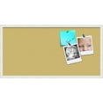 thumbnail image 1 of PinPix 36x18 Custom Cork Bulletin Board Honey Pastel Poster Board Has a Fabric Style Canvas Finish, Framed in Honey Pastel, by ArtToFrames (PinPix-1810), 1 of 5