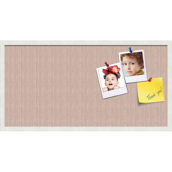 PinPix 36x18 Custom Cork Bulletin Board Poster Board Has a Fabric Style Canvas Finish, Framed in Other, by ArtToFrames (PinPix-607)