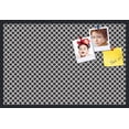 thumbnail image 1 of PinPix 36x24 Custom Cork Bulletin Board Black - White Clover Poster Board Has a Fabric Style Canvas Finish, Framed in Black - White Clover, by ArtToFrames (PinPix-121), 1 of 5