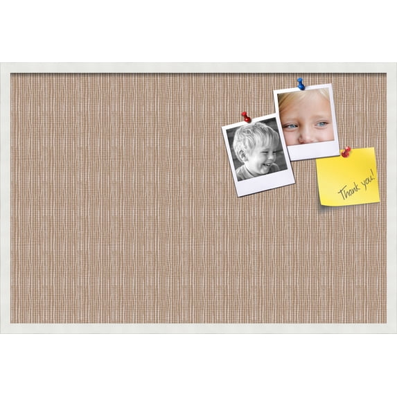 PinPix 36x24 Custom Cork Bulletin Board Poster Board Has a Fabric Style Canvas Finish, Framed in Other, by ArtToFrames (PinPix-606)