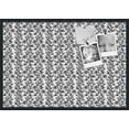 thumbnail image 1 of PinPix 40x28 Custom Cork Bulletin Board Floral Design Black Carnation Poster Board Has a Fabric Style Canvas Finish, Framed in Floral Design Black Carnation, by ArtToFrames (PinPix-202), 1 of 5