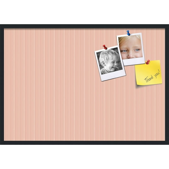 PinPix 40x28 Custom Cork Bulletin Board Poster Board Has a Fabric Style Canvas Finish, Framed in Other, by ArtToFrames (PinPix-611)