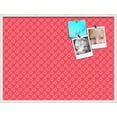 thumbnail image 1 of PinPix 40x30 Custom Cork Bulletin Board Floral Dark Pink Poster Board Has a Fabric Style Canvas Finish, Framed in Floral Dark Pink, by ArtToFrames (PinPix-600), 1 of 6
