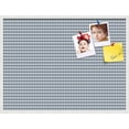 thumbnail image 1 of PinPix 40x30 Custom Cork Bulletin Board Grey - Blue Diamond Poster Board Has a Fabric Style Canvas Finish, Framed in Grey - Blue Diamond, by ArtToFrames (PinPix-227), 1 of 6