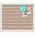 thumbnail image 1 of PinPix ArtToFrames 14x11 Custom Cork Bulletin Board    Poster Board Has a Fabric Style Canvas Finish, Framed in Satin White Frame (PinPix-235), 1 of 5