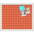 thumbnail image 1 of PinPix ArtToFrames 14x11 Custom Cork Bulletin Board    Poster Board Has a Fabric Style Canvas Finish, Framed in Satin White Frame (PinPix-597), 1 of 5