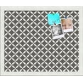 thumbnail image 1 of PinPix ArtToFrames 15x12 Custom Cork Bulletin Board    Poster Board Has a Fabric Style Canvas Finish, Framed in Satin White Frame (PinPix-236), 1 of 5