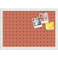 thumbnail image 1 of PinPix ArtToFrames 17x11 Custom Cork Bulletin Board    Poster Board Has a Fabric Style Canvas Finish, Framed in Satin White Frame (PinPix-597), 1 of 5