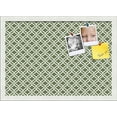 thumbnail image 1 of PinPix ArtToFrames 18x12 Custom Cork Bulletin Board    Poster Board Has a Fabric Style Canvas Finish, Framed in Satin White Frame (PinPix-229), 1 of 5