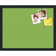 thumbnail image 1 of PinPix ArtToFrames 18x14 Custom Cork Bulletin Board Green Chevron   Poster Board Has a Fabric Style Canvas Finish, Framed in Satin Black (PinPix-518), 1 of 5