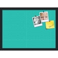 thumbnail image 1 of PinPix ArtToFrames 20x14 Custom Cork Bulletin Board    Poster Board Has a Fabric Style Canvas Finish, Framed in Satin Black (PinPix-650), 1 of 5