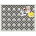 thumbnail image 1 of PinPix ArtToFrames 20x15 Custom Cork Bulletin Board    Poster Board Has a Fabric Style Canvas Finish, Framed in Satin White Frame (PinPix-236), 1 of 5