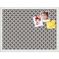 thumbnail image 1 of PinPix ArtToFrames 21x15 Custom Cork Bulletin Board    Poster Board Has a Fabric Style Canvas Finish, Framed in Satin White Frame (PinPix-236), 1 of 5