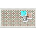 thumbnail image 1 of PinPix ArtToFrames 22x10 Custom Cork Bulletin Board    Poster Board Has a Fabric Style Canvas Finish, Framed in Satin White Frame (PinPix-558), 1 of 5