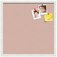 thumbnail image 1 of PinPix ArtToFrames 22x22 Custom Cork Bulletin Board Maze Salmon   Poster Board Has a Fabric Style Canvas Finish, Framed in Satin White Frame (PinPix-1834), 1 of 1