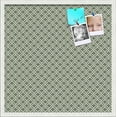 thumbnail image 1 of PinPix ArtToFrames 22x22 Custom Cork Bulletin Board    Poster Board Has a Fabric Style Canvas Finish, Framed in Satin White Frame (PinPix-229), 1 of 5