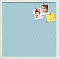 thumbnail image 1 of PinPix ArtToFrames 22x22 Custom Cork Bulletin Board    Poster Board Has a Fabric Style Canvas Finish, Framed in Satin White Frame (PinPix-247), 1 of 5