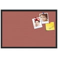 thumbnail image 1 of PinPix ArtToFrames 22x34 Custom Cork Bulletin Board Crimson Pastel   Poster Board Has a Fabric Style Canvas Finish, Framed in Satin Black (PinPix-1807), 1 of 1