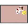 thumbnail image 1 of PinPix ArtToFrames 22x34 Custom Cork Bulletin Board Pink Pastel   Poster Board Has a Fabric Style Canvas Finish, Framed in Satin Black (PinPix-1813), 1 of 1