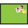 thumbnail image 1 of PinPix ArtToFrames 25x18 Custom Cork Bulletin Board Green Chevron   Poster Board Has a Fabric Style Canvas Finish, Framed in Satin Black (PinPix-518), 1 of 5