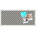 thumbnail image 1 of PinPix ArtToFrames 26x10 Custom Cork Bulletin Board    Poster Board Has a Fabric Style Canvas Finish, Framed in Satin White Frame (PinPix-236), 1 of 5