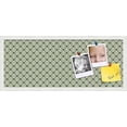 thumbnail image 1 of PinPix ArtToFrames 28x10 Custom Cork Bulletin Board    Poster Board Has a Fabric Style Canvas Finish, Framed in Satin White Frame (PinPix-229), 1 of 5