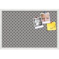 thumbnail image 1 of PinPix ArtToFrames 28x18 Custom Cork Bulletin Board    Poster Board Has a Fabric Style Canvas Finish, Framed in Satin White Frame (PinPix-236), 1 of 5