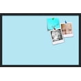 thumbnail image 1 of PinPix ArtToFrames 32x20 Custom Cork Bulletin Board    Poster Board Has a Fabric Style Canvas Finish, Framed in Satin Black (PinPix-247), 1 of 5