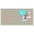 thumbnail image 1 of PinPix ArtToFrames 34x16 Custom Cork Bulletin Board    Poster Board Has a Fabric Style Canvas Finish, Framed in Satin White Frame (PinPix-558), 1 of 1