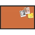 thumbnail image 1 of PinPix ArtToFrames 34x22 Custom Cork Bulletin Board    Poster Board Has a Fabric Style Canvas Finish, Framed in Satin Black (PinPix-517), 1 of 5