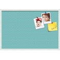 thumbnail image 1 of PinPix ArtToFrames 34x22 Custom Cork Bulletin Board    Poster Board Has a Fabric Style Canvas Finish, Framed in Satin White Frame (PinPix-234), 1 of 5