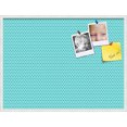 thumbnail image 1 of PinPix ArtToFrames 38x28 Custom Cork Bulletin Board    Poster Board Has a Fabric Style Canvas Finish, Framed in Satin White Frame (PinPix-234), 1 of 5