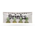 thumbnail image 1 of Pina Colada Drinks Banner Sign 36 Inch x 96 Inch | 13 oz Vinyl with Metal Grommets | Heavy-Duty Single-Sided Outdoor Durable Printed High-Quality Weatherproof | Made in the USA, 1 of 6